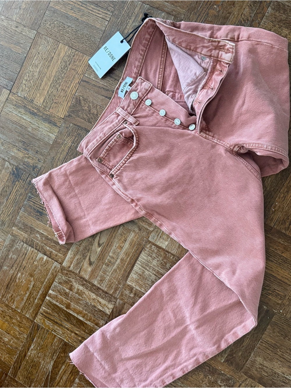 Re/Done 70s stove pipe Jeans